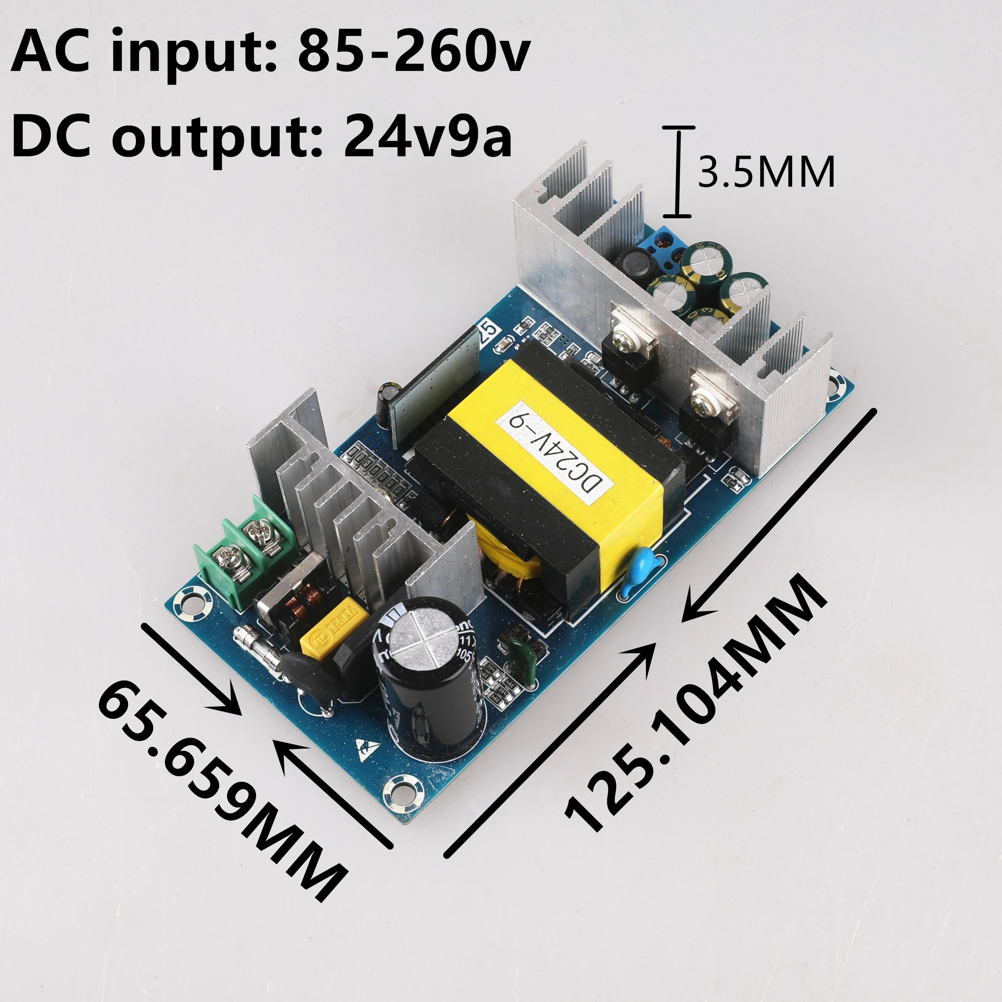 

AC 100-240V to DC 24V -9A Power Supply Module Board Switch AC-DC Switch Power Supply Board