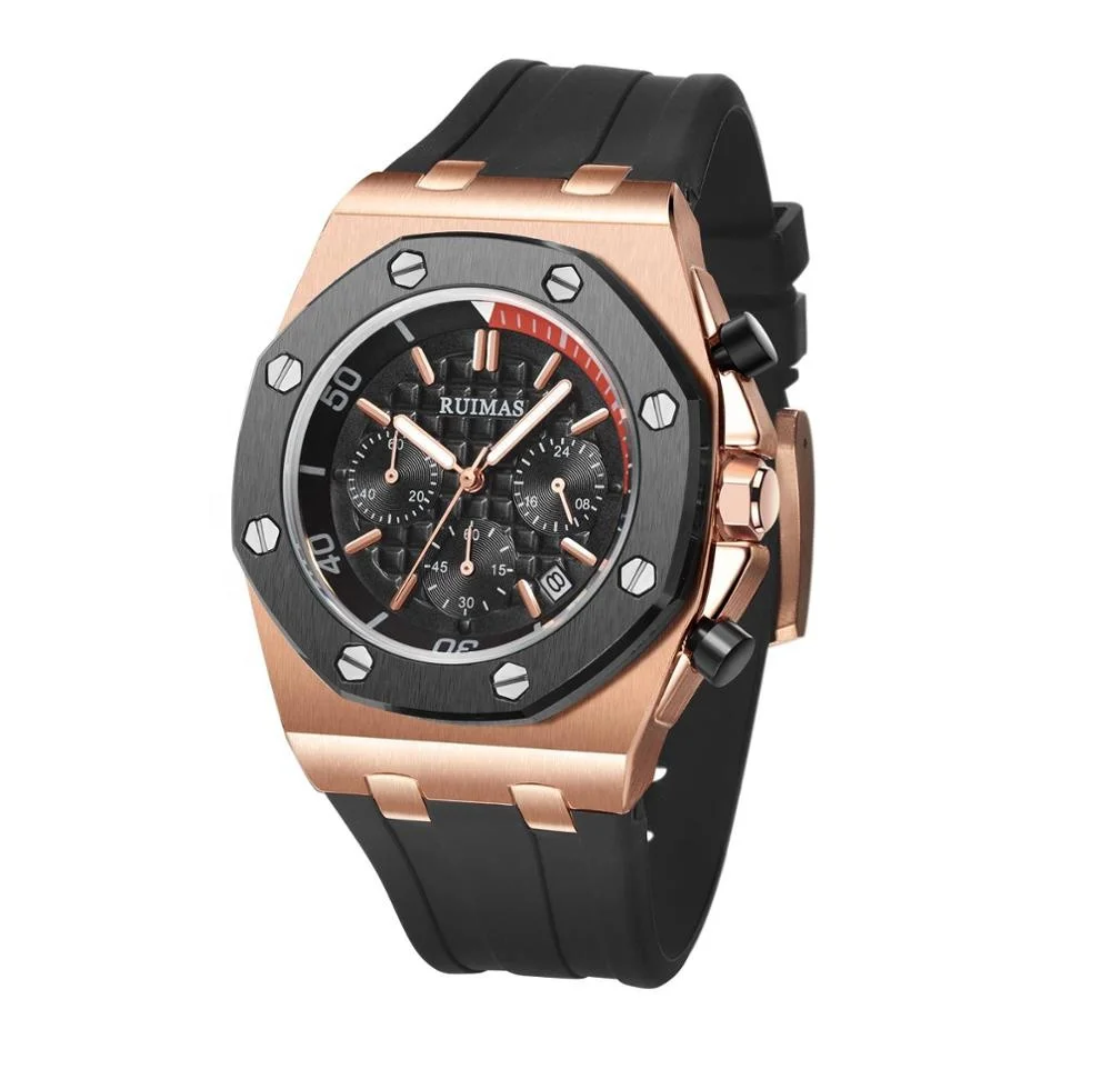 

Trend male watch for ruimas multifunction custom men wrist luxury