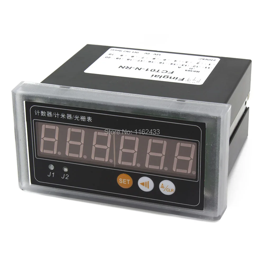 US $32.76 Fct01 Digital Rs485 Modbus Interface Counter Grating Meter With Contact