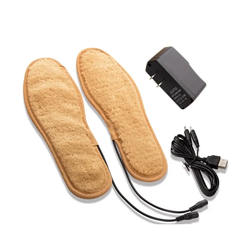 USB с подогревом стельки для обуви для зимы подушечки теплая удобная отопление стельки обуви для зимних видов спорта на открытом воздухе Лыжный Спорт нагреватель