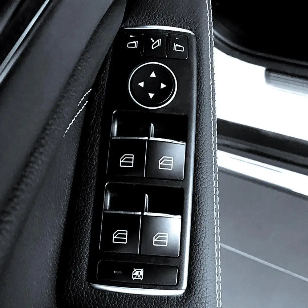 

Door Window Lift Button Switch Sequin Trim Accessories For Benz CLA GLA Klasse W176 W246 C117 X156