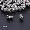 40 sets Hair Scissor Screws with 100 pcs Scissor bumpers silencer Barber repair kit Parafuso Accessory 2