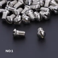 40 sets Hair Scissor Screws with 100 pcs Scissor bumpers silencer Barber repair kit Parafuso Accessory 2