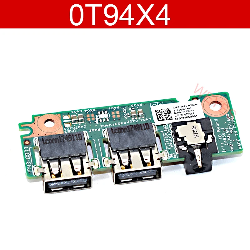 USB аудио плата ввода-вывода для ноутбука 3551 дюймов 0T94X4 Iris 2MV5N испытанная хорошо |