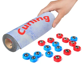 

2 In 1 Indoor Sports Parent Child Kill Time Board Game Foldable Entertainment Hand Eye Training Shuffleboard Curling Table Top