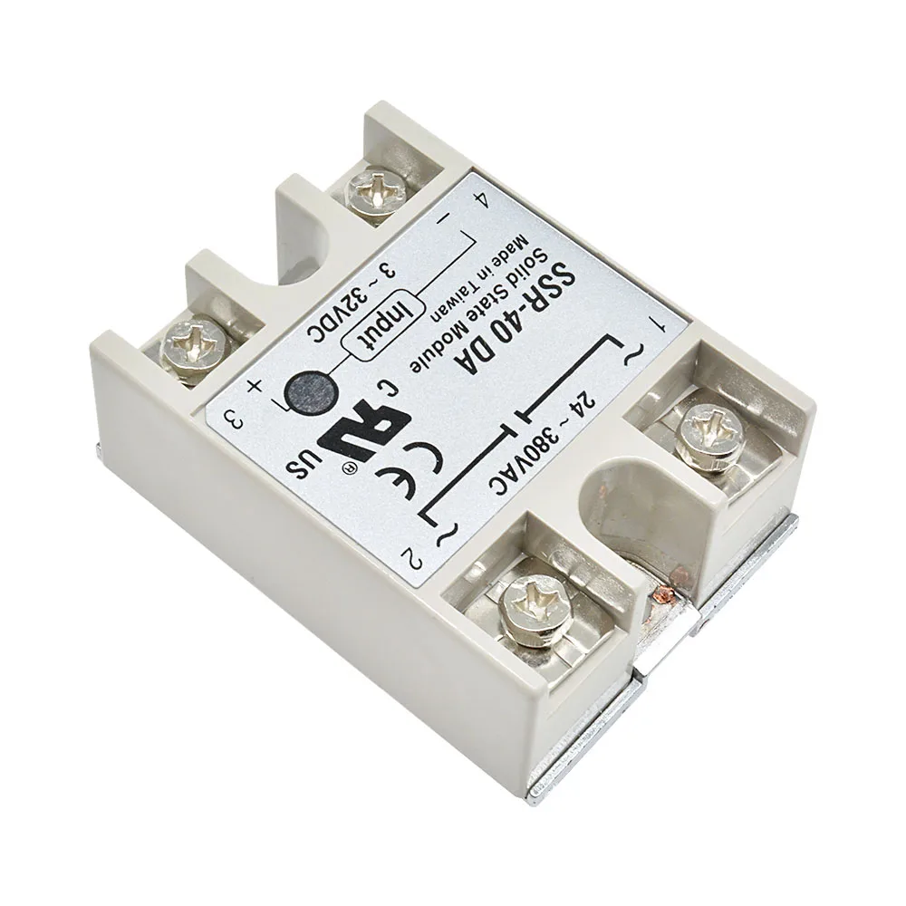 Твердотельные реле SSR-10DA SSR-25DA SSR-40DA 10A 25A 40A на самом деле 3-32 В постоянного тока в переменный 24-380V AC SSR 10DA 25DA 40DA реле преобразователь «сделай сам»