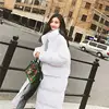 Women Winter Long Coats Parka Oversized Solid Jackets Vintage Female Loose Casual Thick Warm Down Parkas Cotton Padded Outwears ► Photo 3/6