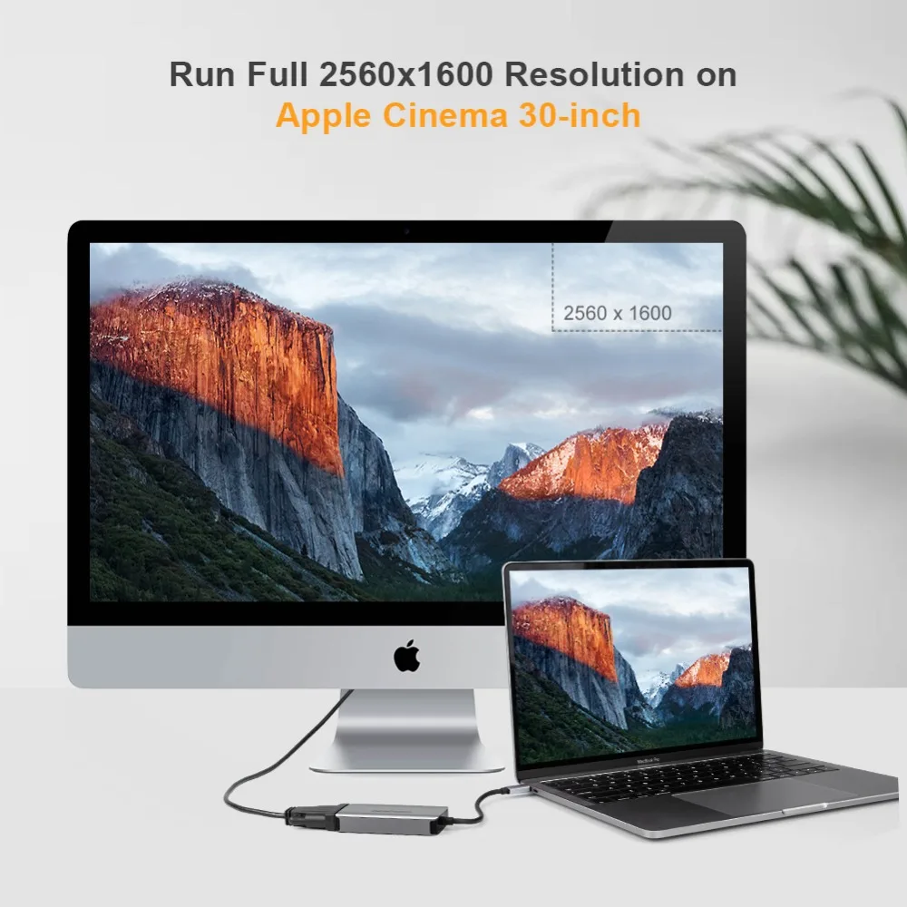 cabo ligação dupla resolução 2560x1600 para macbook