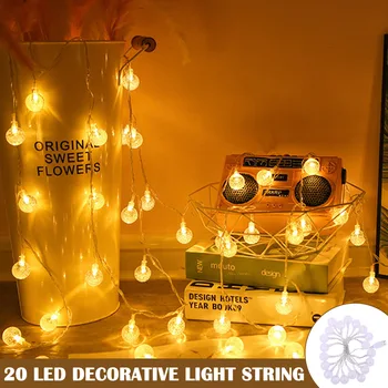 

20LEDs Bubble Ball Shape Light String House Christmas Festive Garden String Lights S7 #5