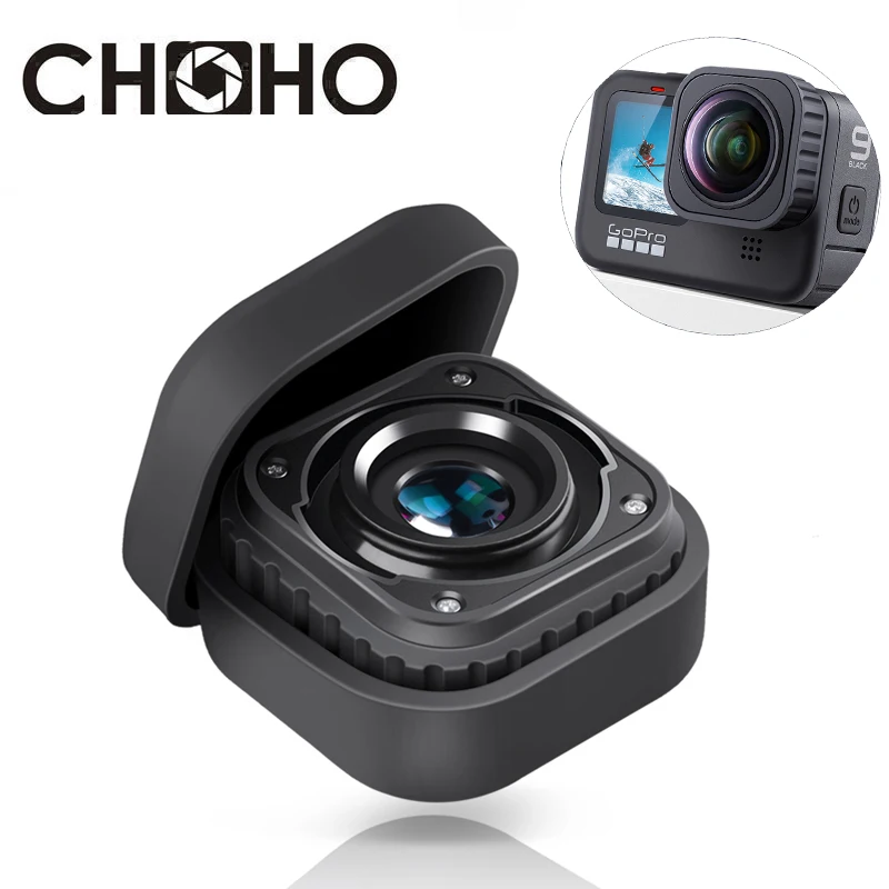Per Gopro Hero 9 10 11 Accessori Neri Max Lens Mod Ultra-Grandangolare 155 Gradi Lente 5M Impermeabile Per Go Pro Hero 9 10 Nero
