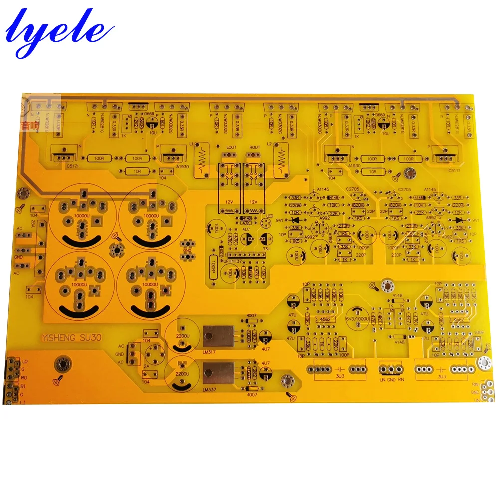 Передняя и задняя комбинированная Плата усилителя мощности SU30 PCB 248*165 мм |