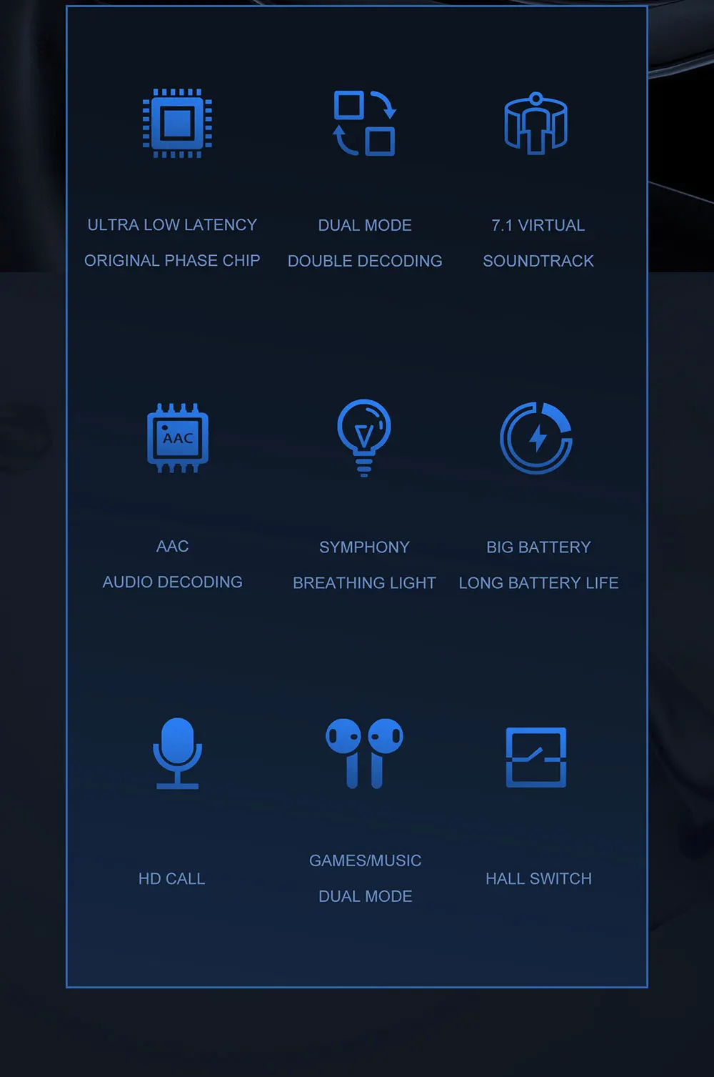 Lenovo HQ08 Gaming Wireless Bluetooth Earbuds 7 Lenovo HQ08 Gaming Wireless Bluetooth Earbuds 7