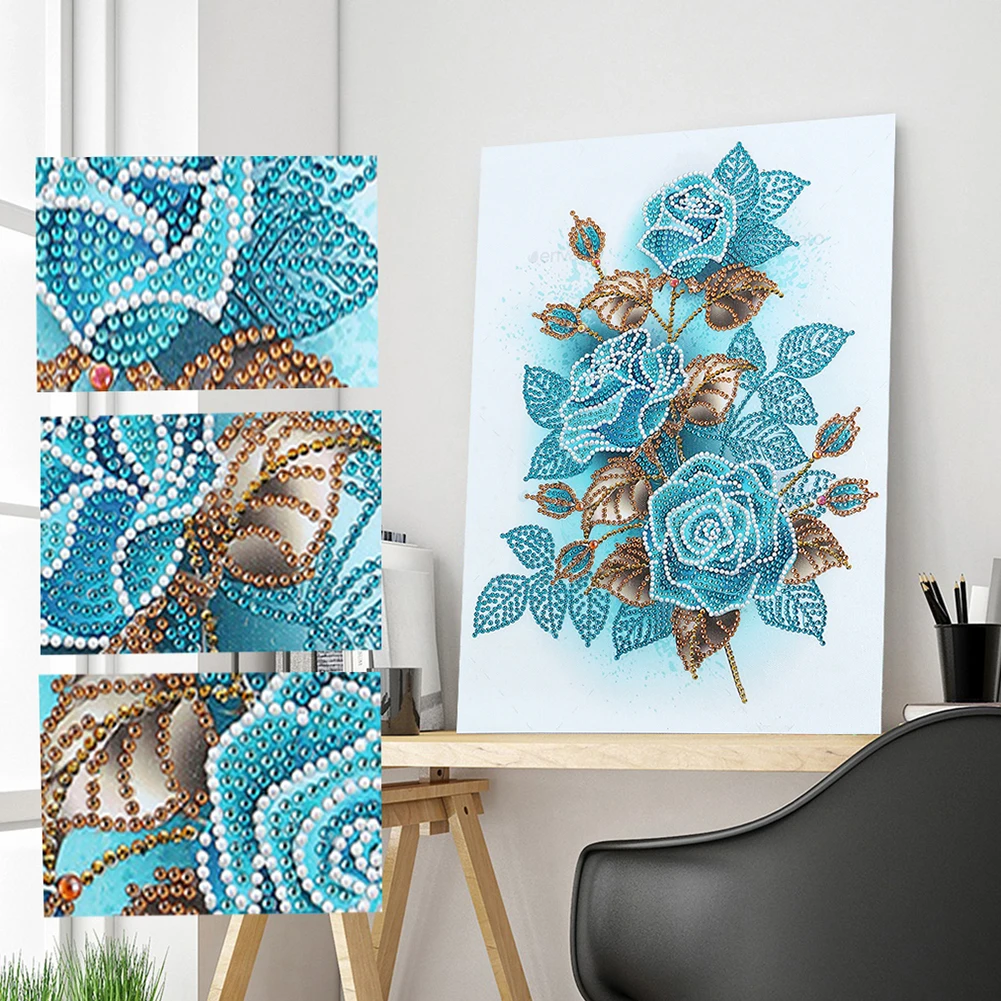 5D DIY Special Shaped Diamond Painting Mandala Flower Mosaic Kit Rhinestone Drawing Picture Set Home Decoration Craft Promotion | Дом и сад