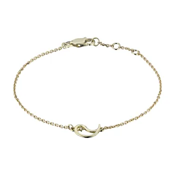 

Bracelet of yellow gold with diamond e0301br04201365