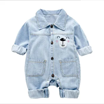 

1 pc Cartoon Bear Newborn Baby Clothes Fashion Autumn Infatn Jumpsuit Soft New born Romper Climbing Outing Infant Clothes 6M-24M