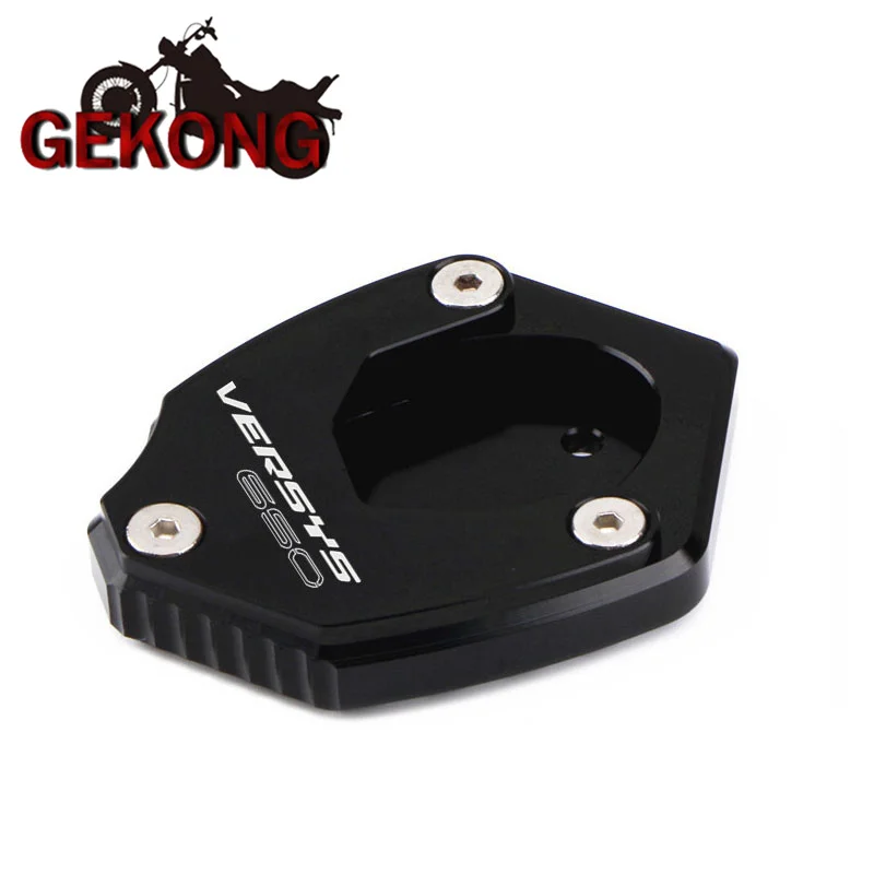 Motorcycle kickstand motorcycle kickstand pad motorcycle kickstand extender for versys650 2010 -