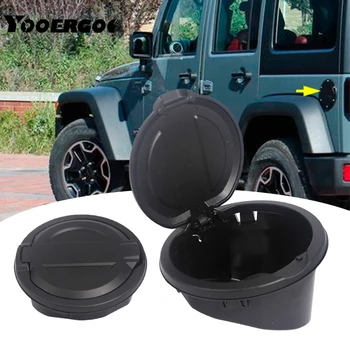 

Fuel Filler Door Cover Gas Tank Cap 4-Door 2-Door for 2018 Je-ep Wrangl-er JL