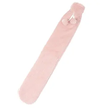

2L Long Strip Water Filled Rubber Hot Water Bag Keep Warm Comfortable Winter Gift Soft Plush Thermal Bag