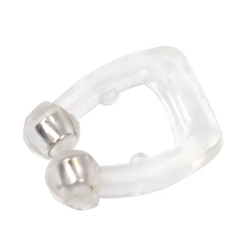 

4 pcs Mini Silicone Anti Snoring Nose Breathing Snore Stopper Nose Clip Sleep Noise Guard Antisnoring Device With Case