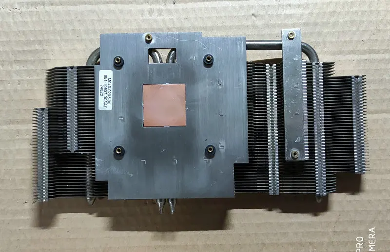 Placa Vídeo Original do Dissipador para Sapphire Rx470 Rx480 Rx570 Rx580 Passo 53×53 mm