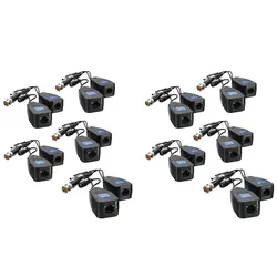 Компактные пассивные камеры 1 канальный адаптер HD Прочный балун радиопередатчик CCTV кабельный видео адаптер питания ABS разъем анти-помех