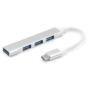 

Type-C to HUB USB-C to 4-Port USB3.0 High-Speed Splitter OTG Aluminum Alloy Docking Station