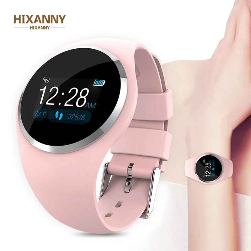 

High-end watches Upgrade Fashion Smart Watch HR Blood Pressure Monitor Women Physiological Reminder Smartwatch For Android IOS