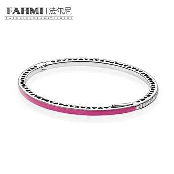 

FAHMI 100% 925 Sterling silver 1:1 Original Authentic 590537EN69 Charm Basic Bracelet Suitable DIY Beaded Women Jewelry