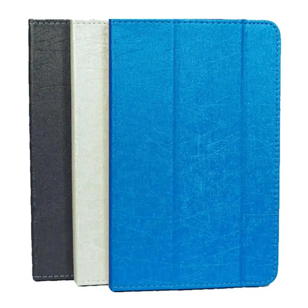 

Folding Folio Case for Teclast T10 T20 Horizontal Flip Leather Case Three-folding Stand Holder Sleep Wake up Tablet Cover