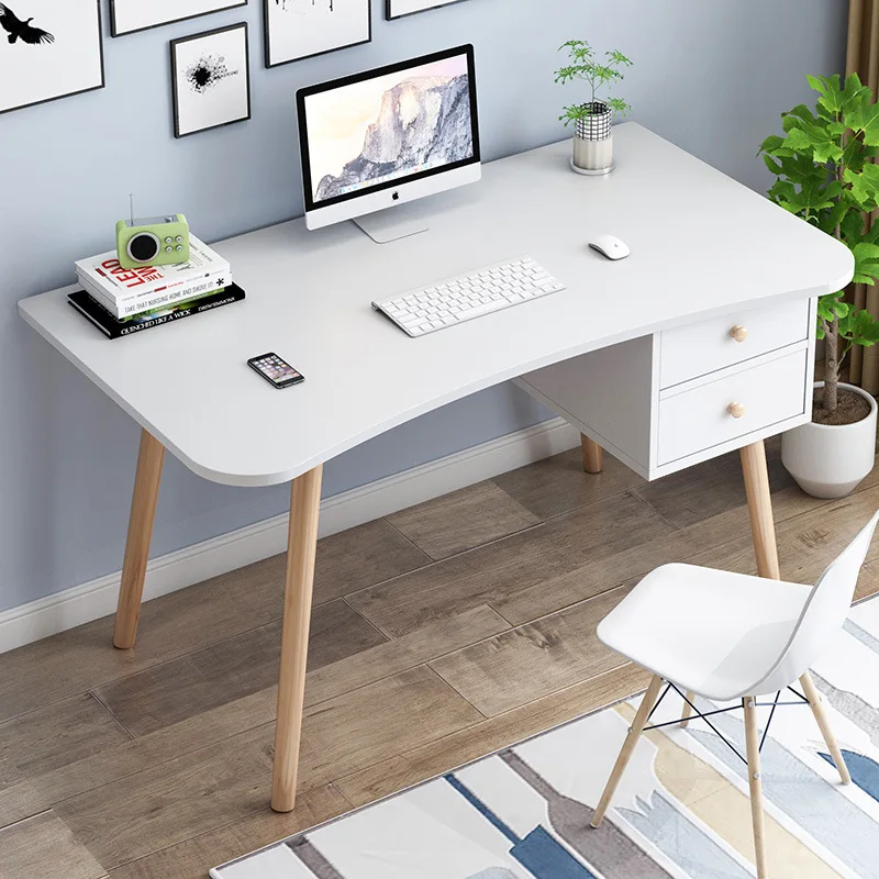 

Computer Table Desk Desktop Home Small Table Simple Northern European-Style Modern Minimalist Office Desk Students Bedroom Writi