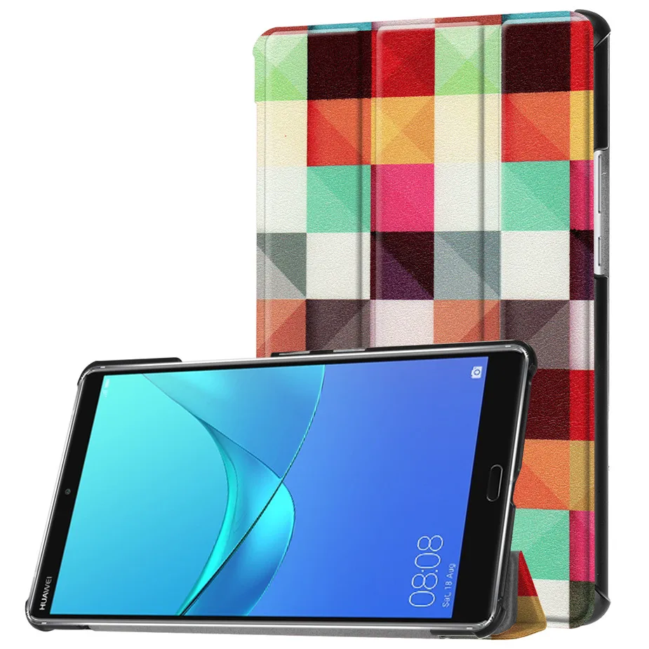 ПУ кожаный чехол для Huawei MediaPad M5 8 4 дюймов SHT AL09 W09 планшет защитный чехол|Чехлы