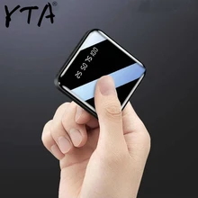 Mi ni power Bank, 30000 мА/ч, для iPhone X, Xiaomi mi, power bank, Pover Bank, зарядное устройство, два порта Usb, внешняя батарея, повербанк, портативный