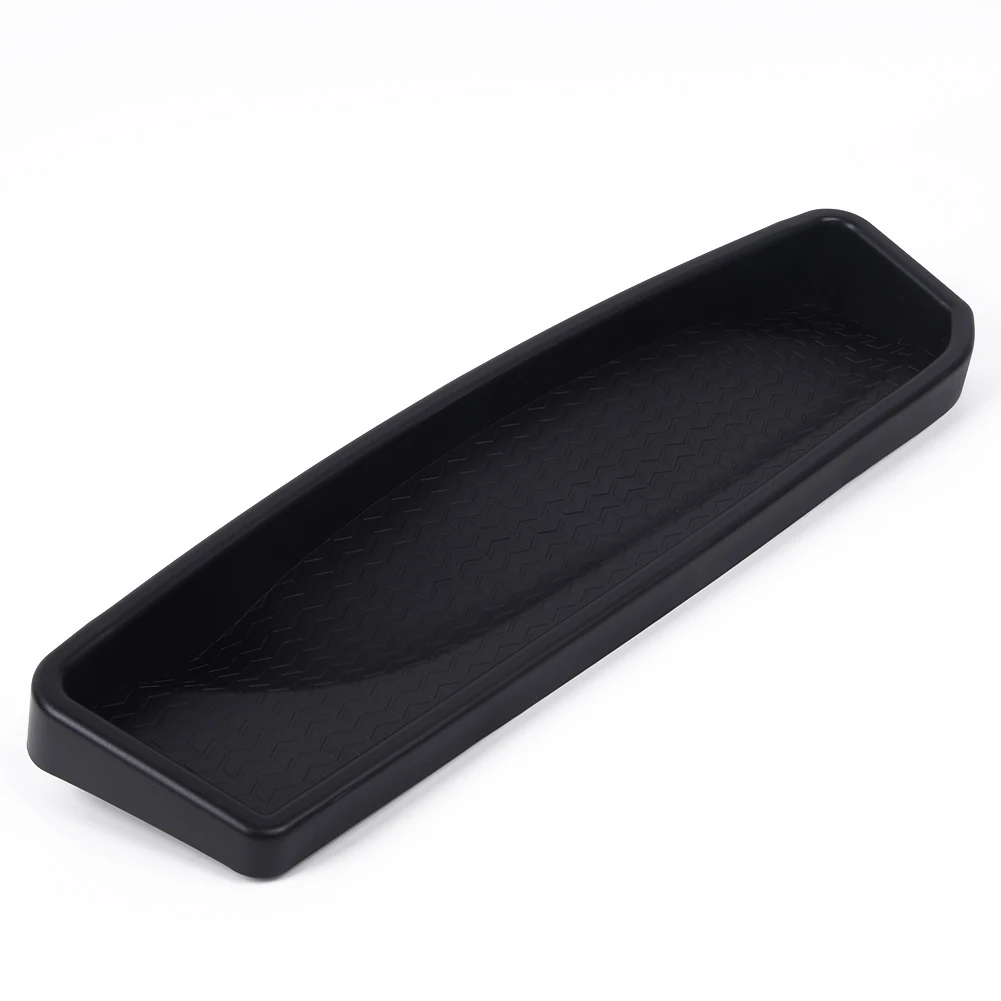 Матовый черный лоток для приборной панели ABS пластиковый органайзер для Jeep Wrangler JK 2011