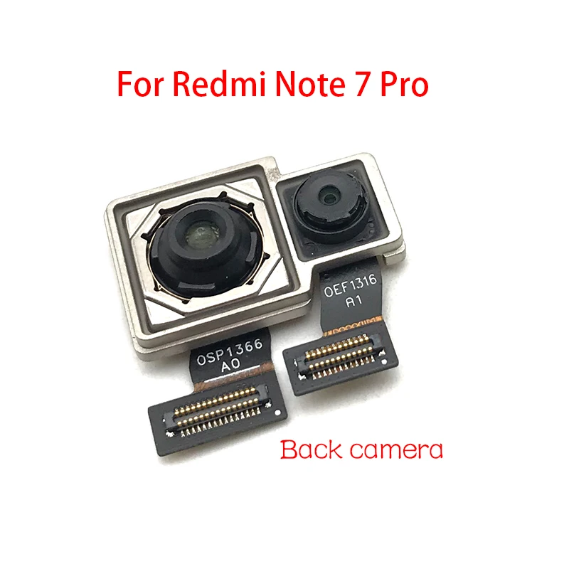 For 7Pro BackCamera Модуль для задней камеры+ запасная фронтальная камера для Xiaomi Redmi Note 6 7 Pro - Цвет: For 7Pro BackCamera