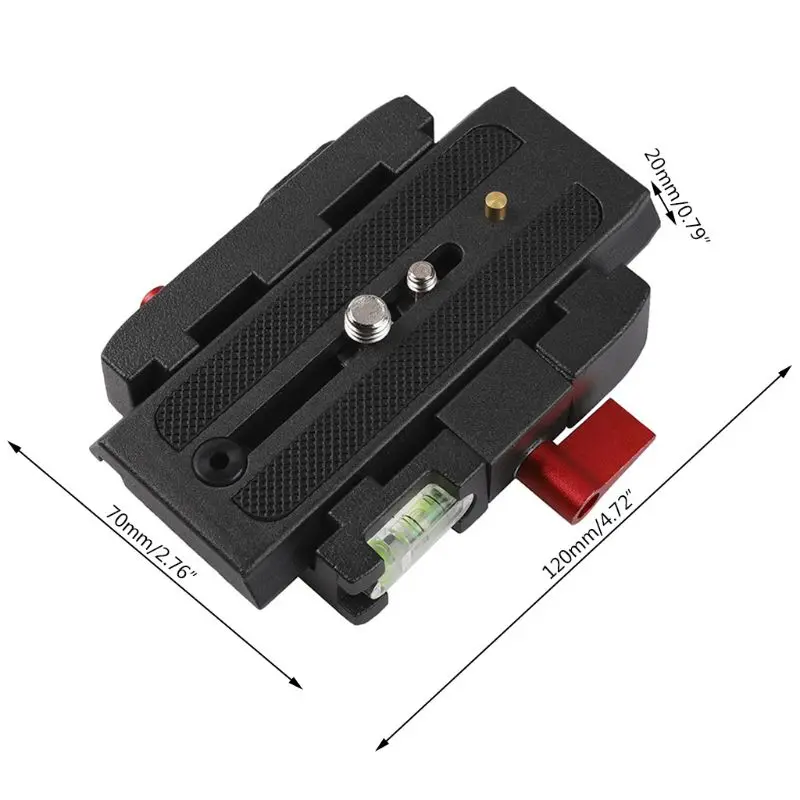 Aluminum Alloy Quick Release Plate Assembly P200 Clamp Adapter for Manfrotto 577 for 501 500AH 701HDV Q5 Camera Tripod tripod mount adapter
