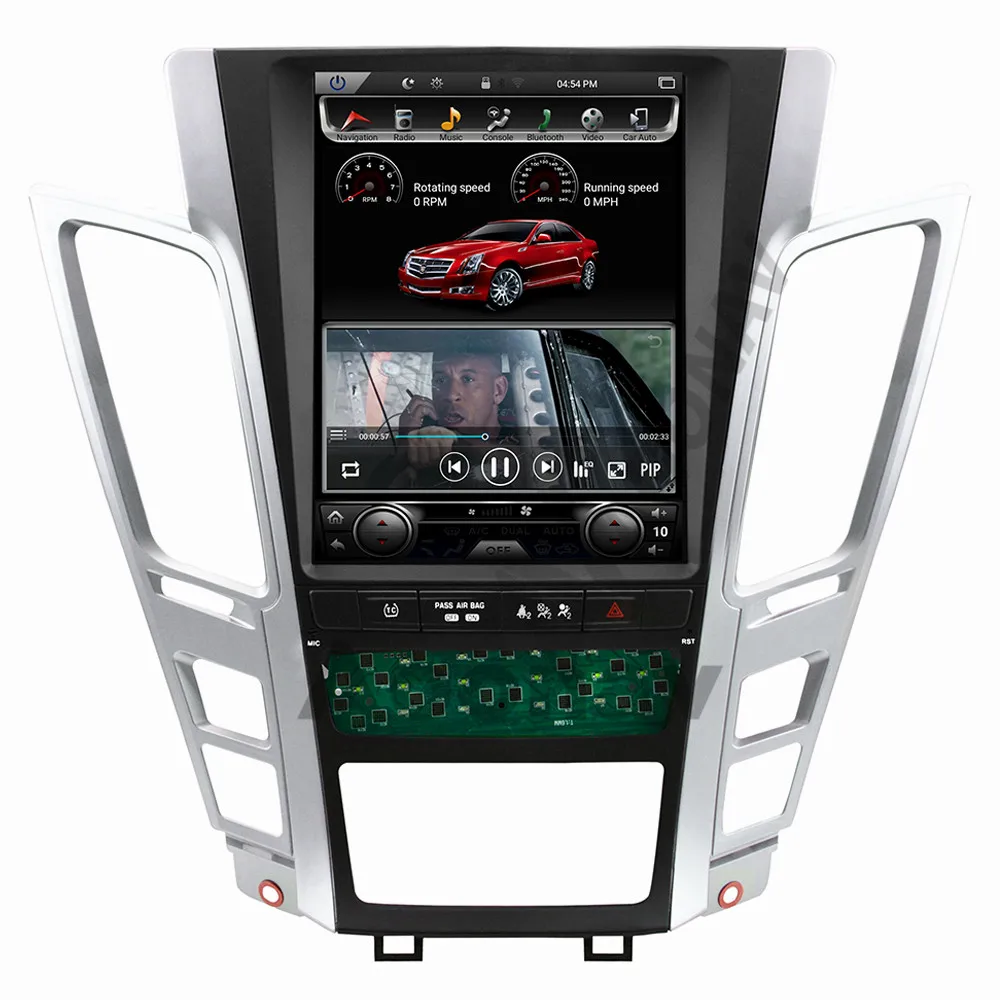 Головное устройство Tesla DSP на Android для автомобиля вертикальный экран