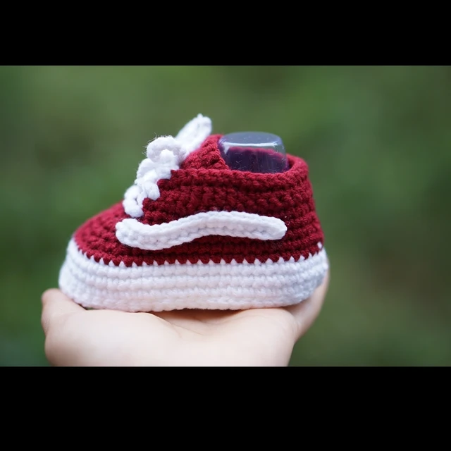 QYFLYXUEHand Made Knitting Wool Crochet Baby Shoes And Socks Sports Baby Shoes 7