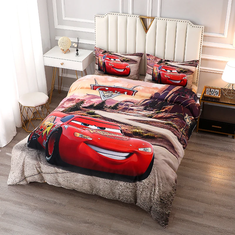 Cars Movie Cruz Ramirez Jackson Storm Lightning McQueen Bedding Set