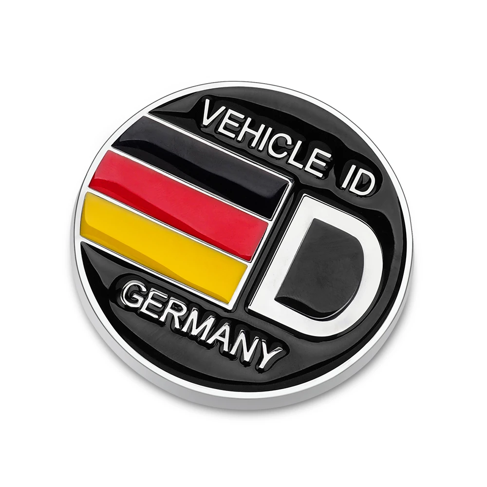 Герб наклейка с немецким флагом для Volkswagen BMW Audi Mercedes A B E C S класс W210 W204 W205 W211 W212 W220