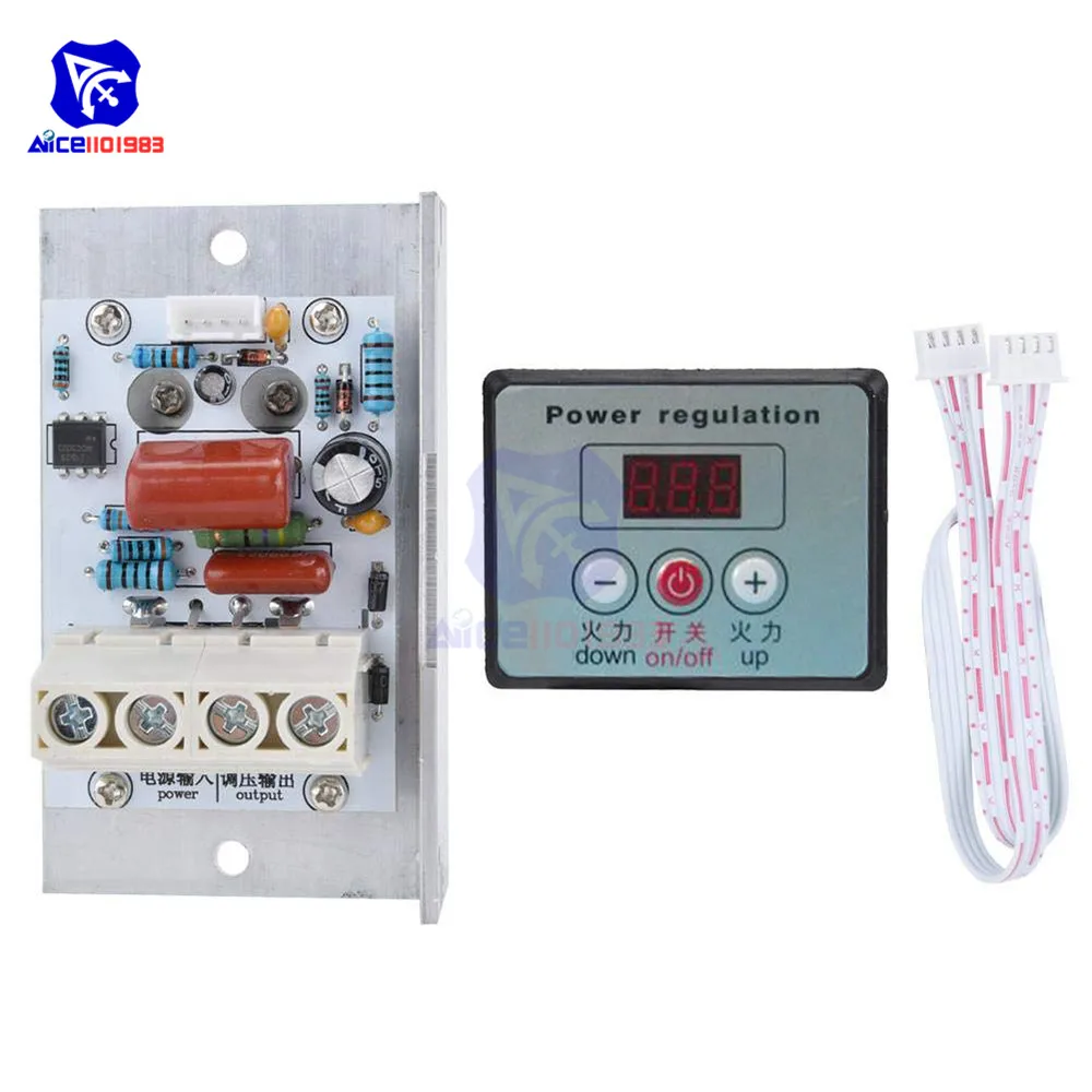 diymore AC 220V 80A Power Regulation 10000W SCR Digit Electronic