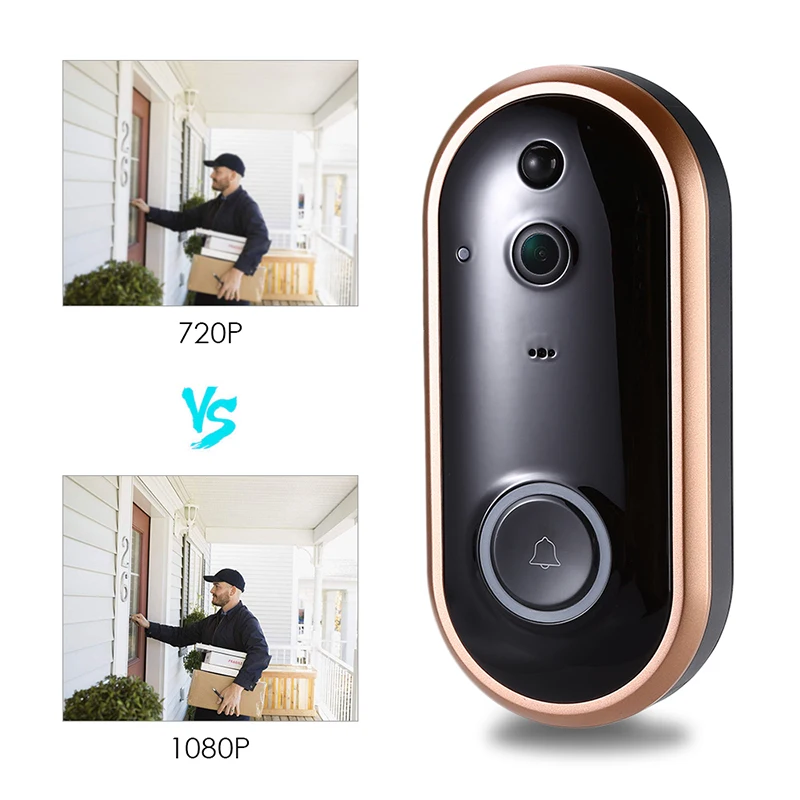 Ubox Video Doorbell Remote Intercom HD Low Power 720P 1080P Wireless WiFi Door Bell M6 Two-Way Communication door intercom with camera