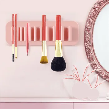 

Silicone Makeup Brush Holder Makeup Brush Display Stand Storage Case Desk Organizer Makeup Brush Display Tools