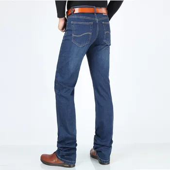 120 Cm Long Jeans Mens Spring Autumn Denim Pants Man Business Casual Jeans Male Long Denim Pants High Quality Men Jeans Pants 1