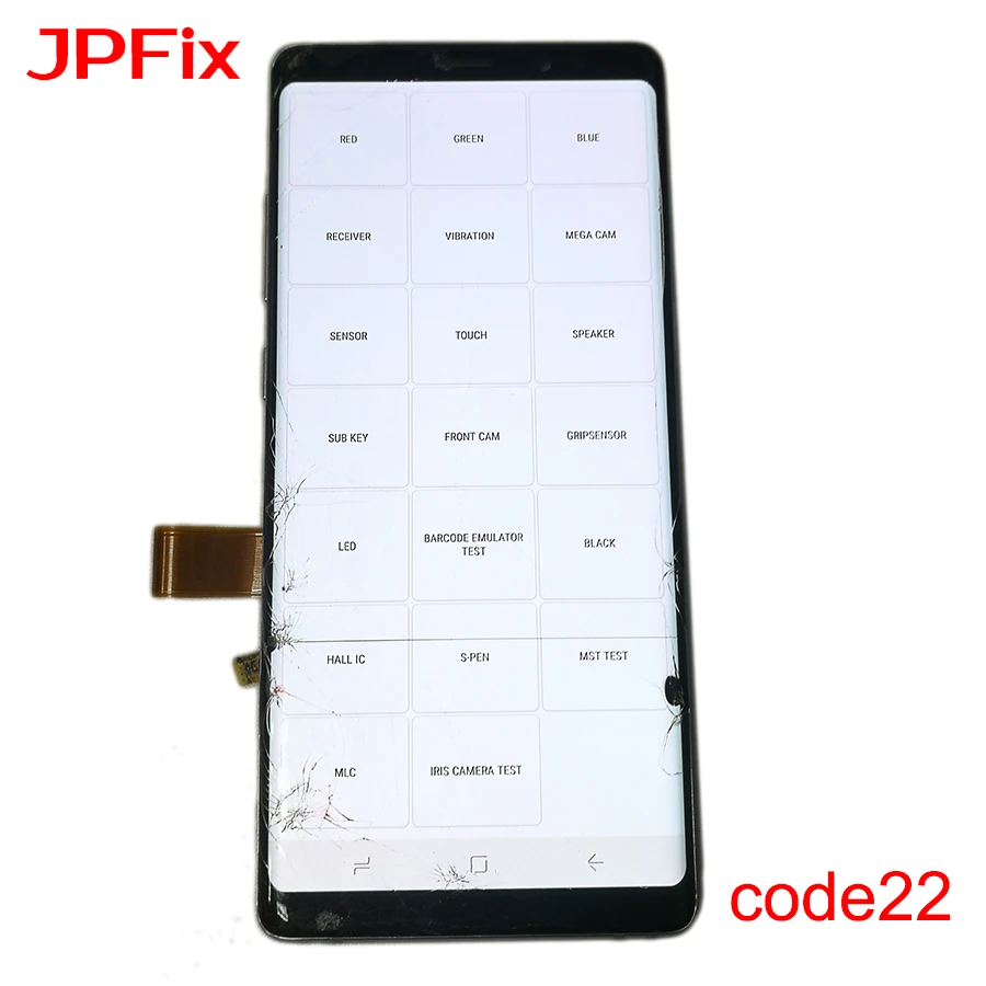JPFix применим к замене samsung Note8 внутренний и внешний взрывоопасный экран сотового телефона a