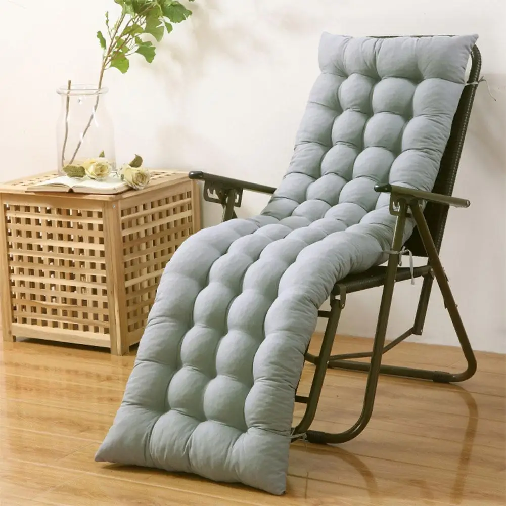 Съемный садовое кресло подушка качалка Подушка Открытый Патио Толстая Подушка для сиденья - Цвет: Светло-серый