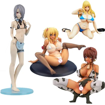 

15cm Q-six A Milk Cow Life 721 soft body rocket boy figures Sexy girls Action Figure japanese Anime PVC adult Action Figures toy