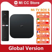 ТВ-приставка Xiaomi Mi TV Box S 4K Ultra HD Android TV 9,0 HDR 2 ГБ 8 ГБ WiFi Google Cast Netflix Smart Mi Box S медиаплеер ТВ-приставка Xiaomi Mi TV Box S 4K Ultra HD Android TV 9,0 HDR 2 ГБ 8 ГБ WiFi Google Cast Netflix Smart Mi Box S медиаплеер