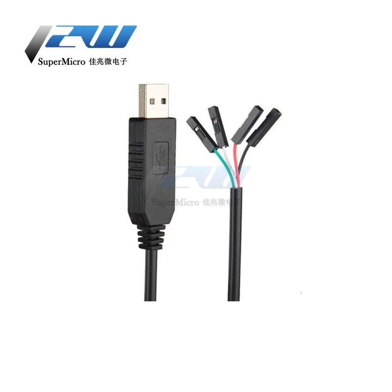 1 шт. PL2303 PL2303HX USB UART кабель TTL модуль 4 p pin RS232 конвертер|Электрические провода| |
