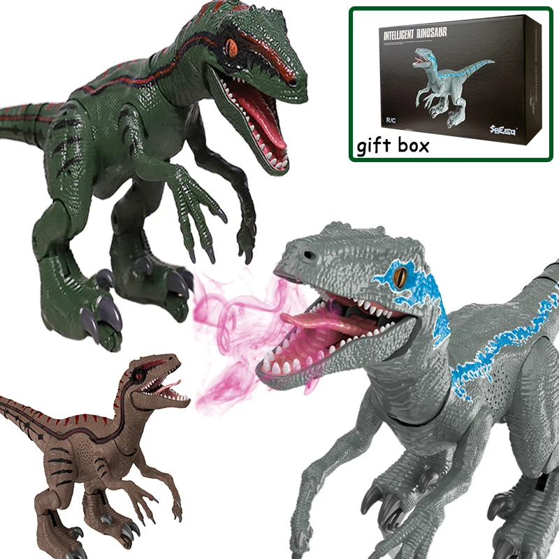 

Dinosaur Toys 2.4G RC Intelligent Raptor Animal Dinosaur Park Electric Walking Animal Educational Toys for Kids 2 To 4 Years Old