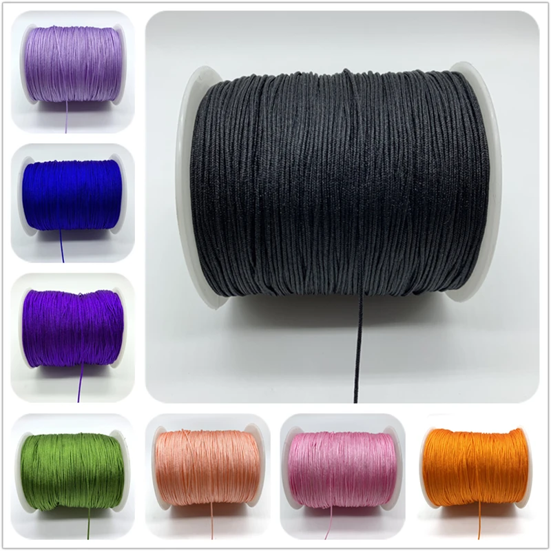 Nylon Cord Rope 1mm 10yards/Lot For Jewelry Making DIY